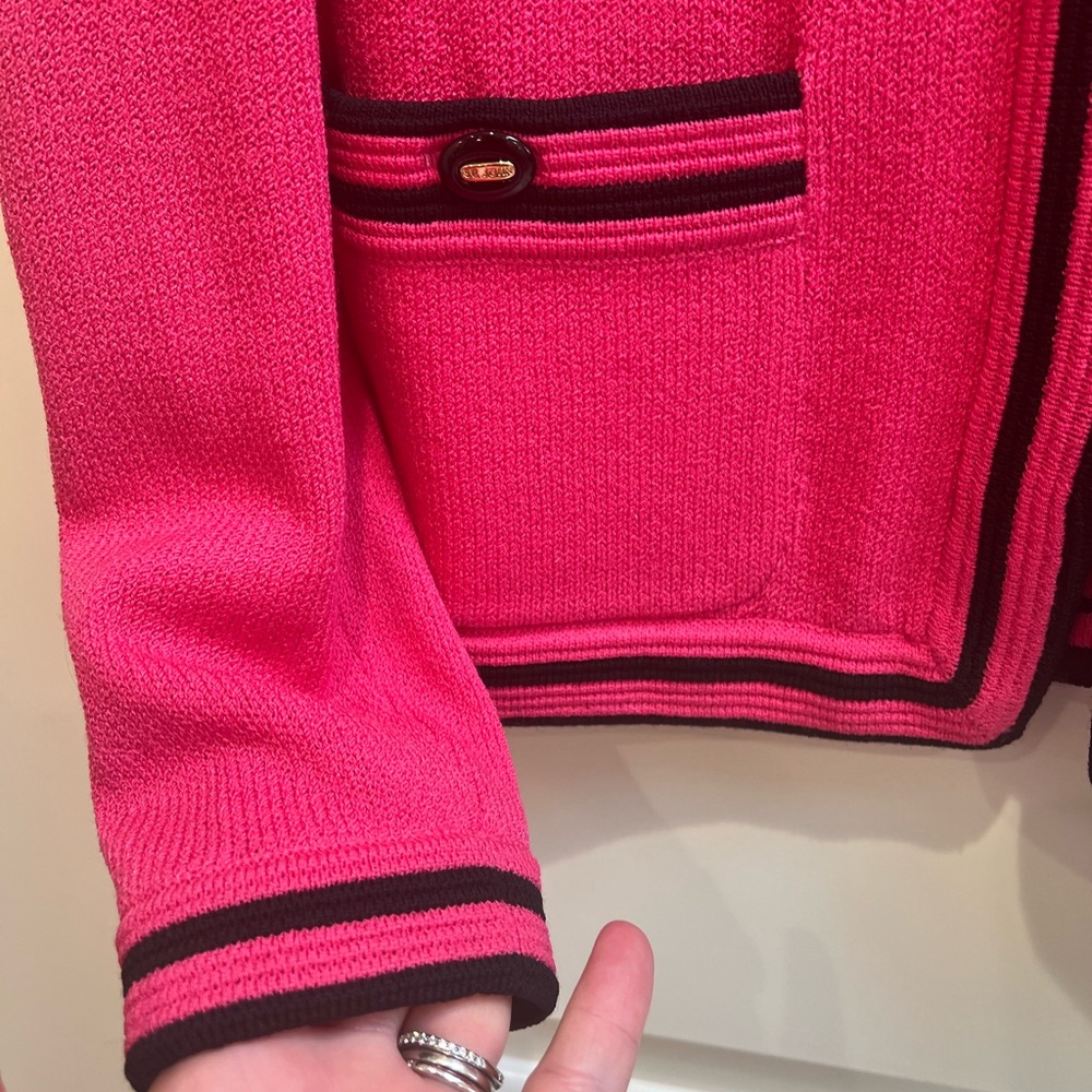 Saint johns zip up jacket/knit sweater - Picture 4 of 6